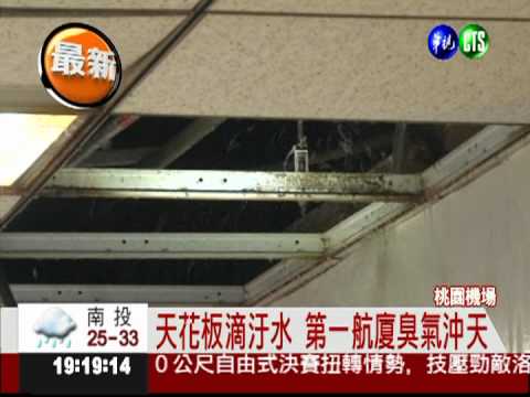 好糗! 桃園機場漏汙水臭氣沖天