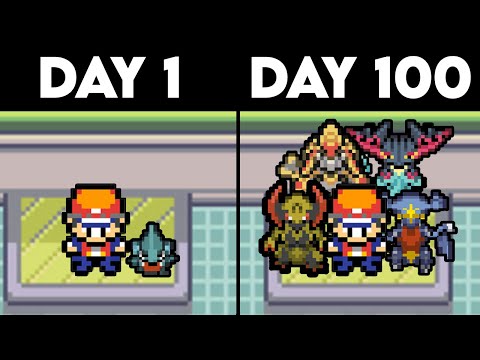 I Survived 100 Days As A Gym Leader In This Pokemon Game