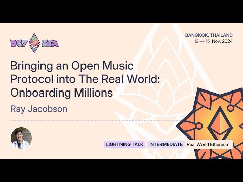 Bringing an Open Music Protocol into The Real World: Onboarding Millions preview
