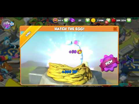 After Event Easter Adventure - COTTONTAIL dragon (after 23hours)- Dragon Mania Legends - DML