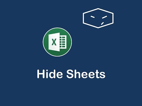 ms office excel hide sheets