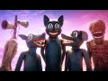 All Creatures On CAMERA Highlights Cartoon Cat Siren Head Cartoon Dog Cartoon Rat