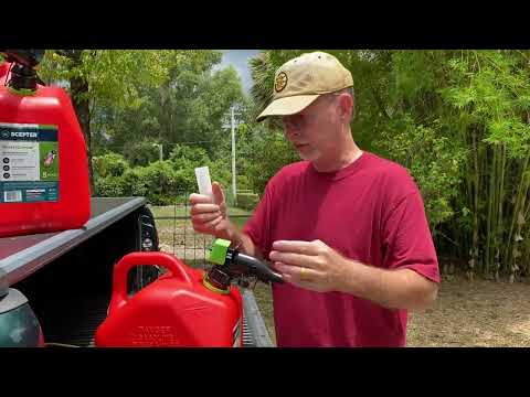 Scepter Gas Can, Remove Inner Sleeve.