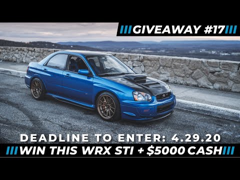 PRIME DRIVEN JDM Car Giveaway #17 - 2005 WRX STI + $5,000 CASH!