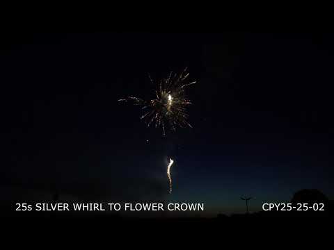CPY25-25-02 | 25s SILVER WHIRL TO FLOWER CROWN