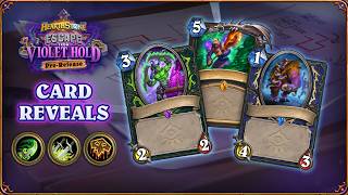 NEW Shaman, Rogue & Demon Hunter Cards with Rarran & friends | Escape from Violet Hold | Hearthstone