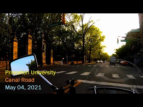 Solo ride around Princeton University and Canal Road, New Jersey