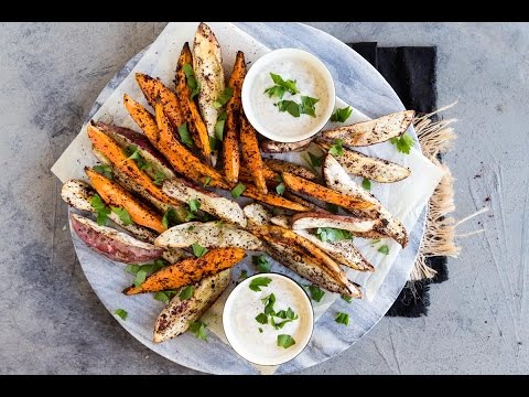 Sumac Sweet Potato Wedges