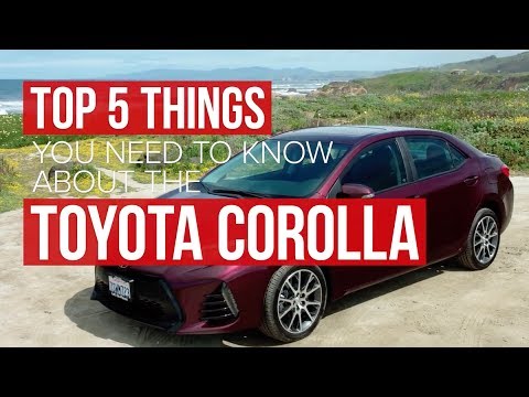 Five things you need to know about the 2017 Toyota Corolla