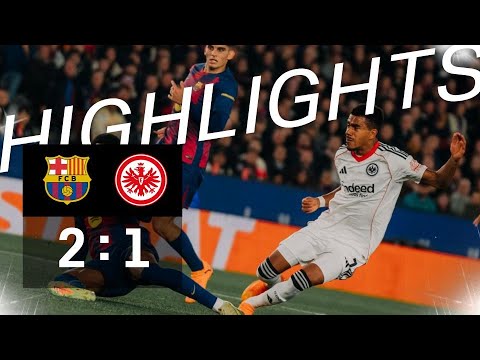 Koundé brace wins it for Barca | Highlights FC Barcelona - Eintracht Frankfurt | Champions League