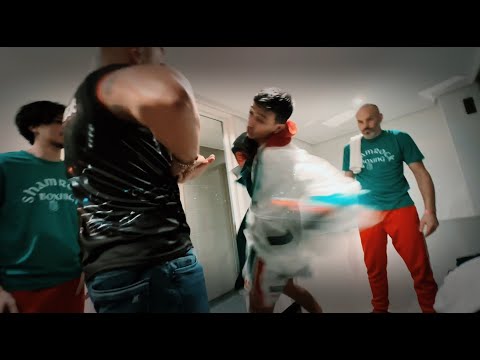 Luis Alcaraz training hits with Mairis Briedis before winning Alcazar vs Bdave