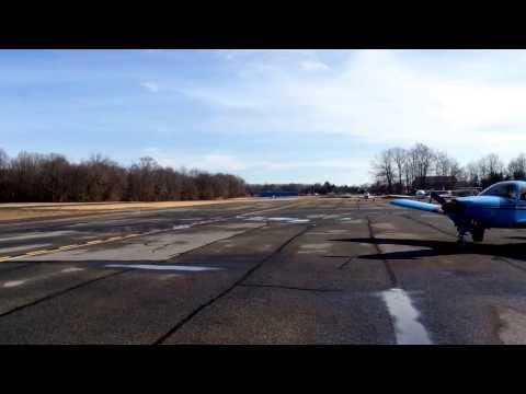 Piper Seneca twin engine takeoff!