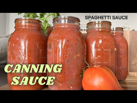 Canning Spaghetti Sauce My Best So Far #everybitcountschallenge #homestead
