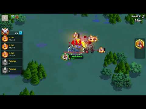 Test Charles Martel + Mundoek (max skill) full infantry