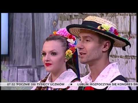 "Poranek z Panoramą" TVP 3 Jubileusz 70 lat ZPiT "Lublin" - Kaniorowcy