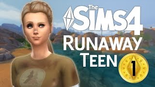 The Sims 4 Runaway Teen Challenge | Part 1 | Teenage Terror