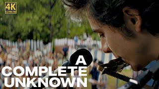 A Complete Unknown (2025) 4K - &quot;The Times They Are A-Changin&quot; Scene