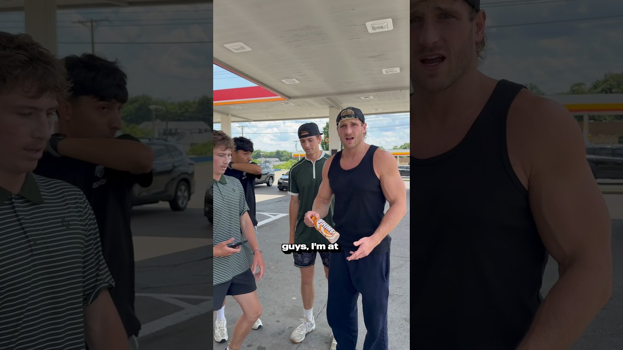 Logan Paul shows new PRIME Flavour! #drinkprime #prime #loganpaul #ksi #viral #shorts