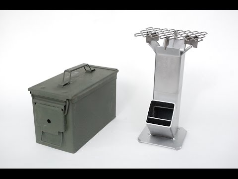 Ammo Can Rocket Stove plus Barbecue