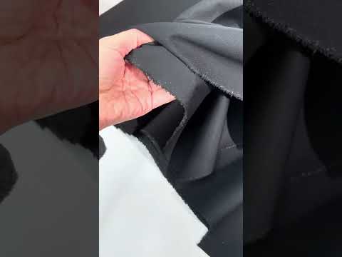 Thick cotton canvas Black | 260 g/m² pigiau