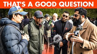 2 Christians vs Muslim Have A Super Polite Discussion | Speakers Corner
