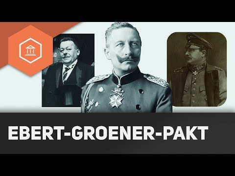 Beginning of the Weimar Republic: Transitional Government & Ebert-Groener Pact