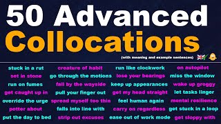 50 Advanced Collocations for Habits & Daily Life - Expand Your English Vocabulary