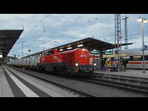 AVG 4185 027-4  mit Müllzug in Bruchsal