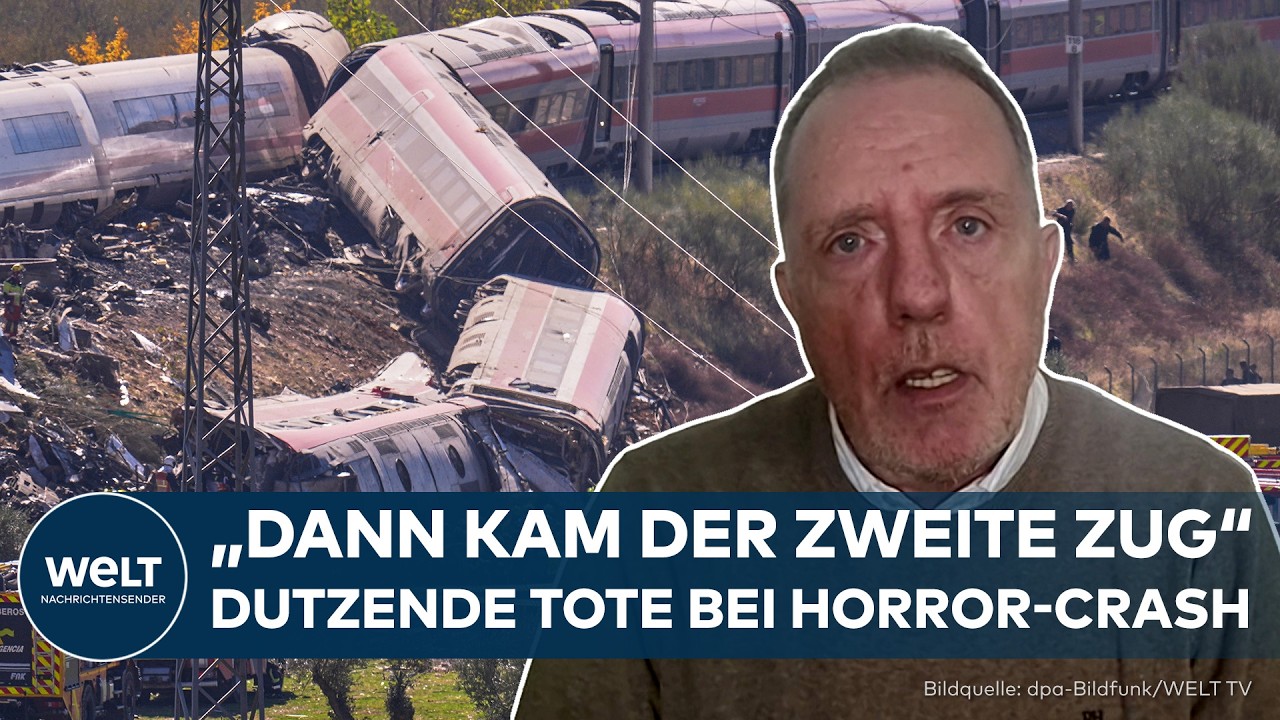 HORROR-CRASH IN SPANIEN: "Dann kam der zweite Zug" – Dutzende Tote, viele Verletzte
