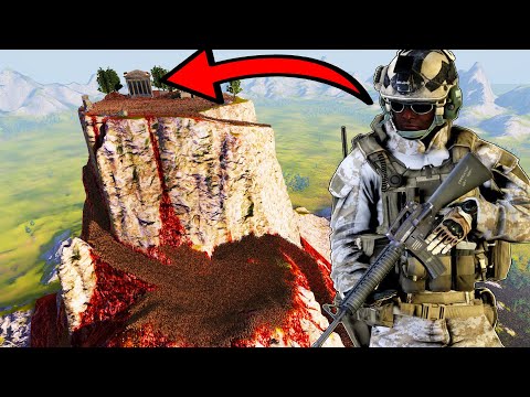 Modern Mountain Fortress VS 10 MILLION ZOMBIES!? - UEBS 2 Ultimate Epic Battle Simulator 2