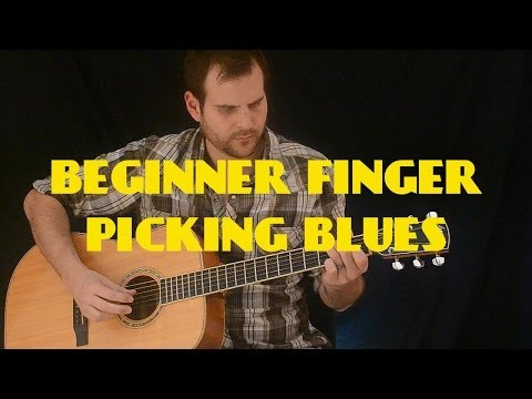 Easy Finger Picking Blues for Beginners | Piedmont Style