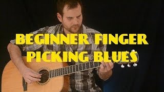 Easy Finger Picking Blues for Beginners | Piedmont Style