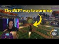 The BEST daily warm up to help improve mechanics... Rocket League Tips