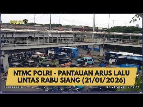 NTMC POLRI - PANTAUAN ARUS LALU LINTAS RABU SIANG (21/01/2026)