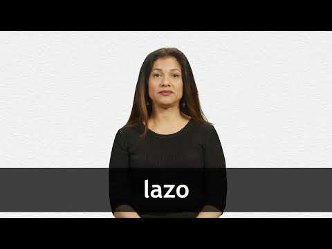 How to pronounce LAZO in Latin American Spanish