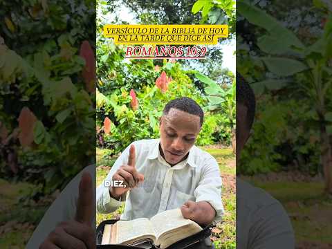 versículo de la Biblia de hoy en la tarde que dice así en romanos 10:9