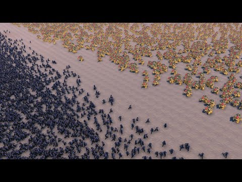 20000 THANOS vs 24000 SUPER MARIO BOWSER - Ultimate Epic Battle Simulator