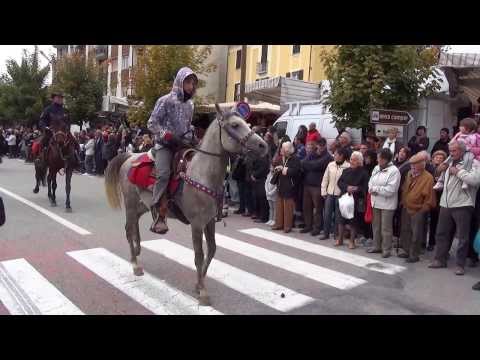 FIERA DI S.LUCA A DEMONTE (CN) SFILATA  A CAVALLO. 13 - 10 - 2013.