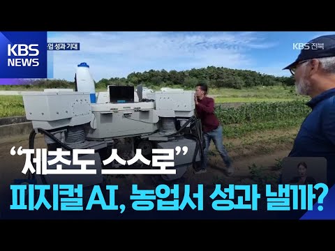Field robot / pin-precision weeding demo