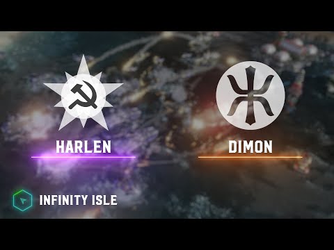Harlen(S) vs Dimon(E) - Infinity Isle - Red Alert 3