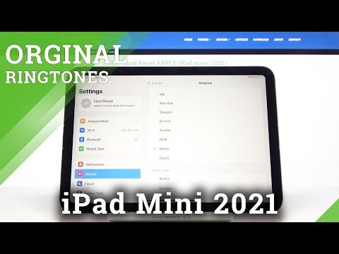 Ringtones on iPad Mini 2021 | Check Out List of Available Ringtones on APPLE iPad Mini