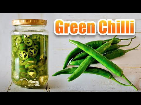 How To Make Pickled Green Chilli in 2 Minutes