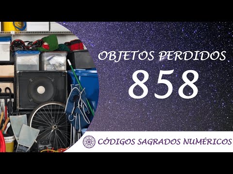 Código Sagrado para recuperar objetos perdidos (858)