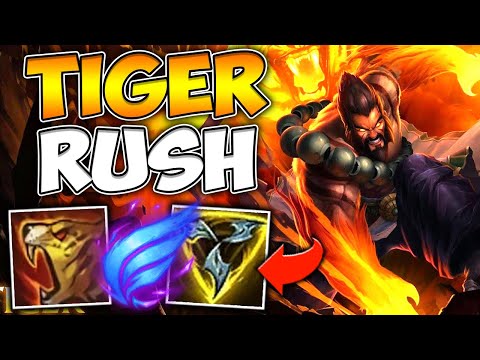 THIS TIGER RUSH UDYR STRATEGY IS A LEGIT CHEAT CODE FOR SOLO QUEUE!! - League of Legends