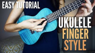 How To Play Fingerstyle on Ukulele ~ EASY Fingerpicking Tutorial PIMA