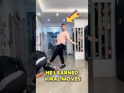 He Learned the viral moves too well