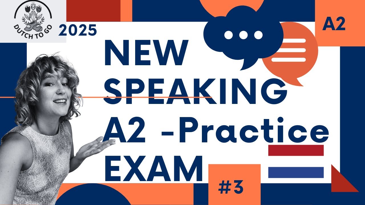 New Format Speaking Exam Dutch - 2025 - Exam 3 - Full practice exam 16 questions #inburgering