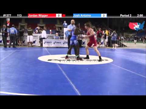 Fargo 2012 113 Round 6: Jordan Wigger (South Carolina) vs. Josh Antoine (New York)