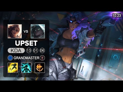 Upset Samira vs Senna Bot - EUW Grandmaster Patch 10.23