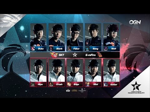 SKT vs EMF Game 1 Highlights - SK TELECOM T1 vs E-MFIRE - LCK Week 3 - SPRING 2016